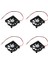 4x Masaüstü Bilgisayar Kasası Dc 12V 0.16A 60MM 2 Pin Soğutucu Soğutma Fanı (Yurt Dışından) 1