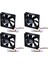 4 Adet 120MM x 25MM Dc 24V 4pin Kol Rulman Bilgisayar Kasası Soğutma Fanı (Yurt Dışından) 1