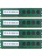 Masaüstü Amd Için 4x Ddr3 4 GB Bellek Ram PC3-12800 1.5V 1600MHZ 240 Pin Masaüstü Bellek Dımm Arabelleksiz ve Ecc Olmayan (Yurt Dışından) 1