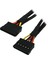 10X Mini 6pin To 15PIN X2 Sata Güç Kablo Kordonu Vostro 3650 3653 3655 Masaüstü Bilgisayar HDD SSD Genişletme Kablosu (Yurt Dışından) 3