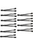 10PCSGPU Pcıe 8 Pin Dişi Çift 2x 8 Pin (6+2) Erkek Pcı Express Güç Adaptörü Örgülü Y-Splitter Uzatma Kablosu, 20 cm (Yurt Dışından) 1