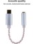 Hıfı Dac Kulaklık Amplifikatörü USB Typec - 3.5mm Kulaklık Ses Adaptörü 32BIT 384 Khz Dijital Dekoder Aux Dönüştürücü Gümüş (Yurt Dışından) 2