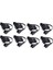 8x 4pin Ide - 5 Bağlantı Noktalı Güç Kaynağı Kablosu 4pin Molex - Çoklu Sata Bağlantı Noktası 18AWG Tel Güç Kablosu Sabit Disk HDD SSD Pc Için (Yurt Dışından) 1