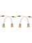 4x Wifi Anten Koaksiyel Kablo Sma Dişi Y-Tipi 2xsma Erkek Düz Splitter Birleştirici Uzatma Pigtail Kablo RG316 (Yurt Dışından) 1