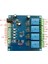 3x Modbus Rtu 4 Yollu Röle Modülü 7-24V Röle Modülü Anahtarı RS485/TTL Giriş ve Çıkış, Anti Ters Koruma ile (Yurt Dışından) 2