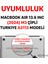 Novstrap Apple Macbook Air M3 Çip 2024 13.6 Inç A3113 ile Uyumlu Ekran Koruyucu Parlak Nano Film 2