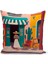 Bohem Serisi Çift Tarafı Dijital Baskılı Kırlent Kılıfı (Bohem Cushion Cover) 1