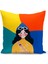 Retro Serisi Çift Tarafı Dijital Baskılı Kırlent Kılıfı (Retro Cushion Cover) 1
