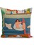 Bohem Serisi Çift Tarafı Dijital Baskılı Kırlent Kılıfı (Bohem Cushion Cover) 1