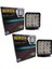 16 LED Kare Kalın Kasalı Off Road Sis Farı Çalışma Lambası 12-24V 2 Adet 1