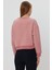 Pudra Crop Sweatshirt, Crop Sweatshirt, Kadın Sweatshirt, Bisiklet Yaka Sweatshirt 5