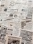 Vintage Gazete Temalı Scrapbook Kağıdı Seti Scrapbooking & Journal 2