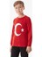 Türk Bayrağı Baskılı Çocuk Sweatshirt 2