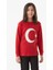 Türk Bayrağı Baskılı Çocuk Sweatshirt 3