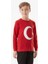 Türk Bayrağı Baskılı Çocuk Sweatshirt 4