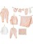 Andywawa AC25311 Newborn Chic Girl 10 Parça Hastane Çıkışı Salmon 1