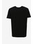Siyah Erkek Bisiklet Yaka Basic Baskılı T-Shirt D4SM-TST3302 2