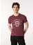 Bisiklet Yaka Mürdüm Erkek T-Shirt 232 Lcm 242024 Dıvıded Mürdüm 3