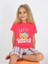 Kız Çocuk Kısa Kollu Kapri %100 Pamuklu Happy Bear Pijama Takımı 1