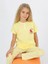 Kız Çocuk Kısa Kollu %100 Pamuklu Strawberry Pijama Takımı Sarı 2