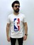 Siyah Bisiklet Yaka Erkek Baskılı T-Shirt 2