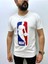 Siyah Bisiklet Yaka Erkek Baskılı T-Shirt 3