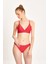 Kadın Kırmızı Geniş Üçgen Bikini Takımı 23S115ST 4