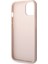 iPhone 15 Plus Uyumlu Kılıf Guess Lisanslı Pu Deri Yazı ve 4g Metal Logolu Desenli Kapak Pembe 4