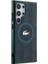 Galaxy S24 Ultra Kılıf Lacoste Lisanslı Magsafe Özellikli Timsah Logolu Blend Monogram Koyu Yeşil 3