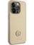 iPhone 14 Pro Max Uyumlu Kılıf Guess Orjinal Lisanslı Deri 4g Metal Logo Strass Kapak Gold 3