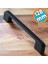Mobilya Kulp Mutfak Dolabı Çekmece Dolap Kulpları Kapak Kulpu Kulbu Siyah 128 mm Metal 2