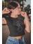 Bts Işaret Baskılı Crop Top, Kadın K-Pop Baskılı Crop Bluz 3