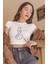 Bts Işaret Baskılı Crop Top, Kadın K-Pop Baskılı Crop Bluz 2