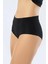 ERSK1012 Silikonlu Lazer Kesim Yüksek Bel Slip Sıyah 3