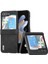 Samsung Galaxy Z Flip5 Siyah Için Buzağı Doku Pu Kılıfı (Yurt Dışından) 1