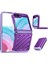 Samsung Galaxy Z Flip5 Mor Için 2'de 1 Tpu Hibrid Pc Telefon Kılıfı (Yurt Dışından) 1