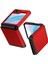 Samsung Galaxy Z Flip5 Kırmızı Için 2'de 1 Tpu Hibrid Pc Telefon Kılıfı (Yurt Dışından) 2