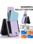 Samsung Galaxy Z Flip5 Light Mor Için Fermuar Kart Yuvaları Katlanır Kılıf (Yurt Dışından) 3
