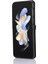 Samsung Galaxy Z Flip3 Siyah Için Fermuar Kart Yuvaları Katlanır Kılıf (Yurt Dışından) 4