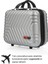 Suitcase Abs Gümüş Gri Makyaj & El Çantası 615.03 4