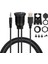 Montaj Tipi USB Aux Uzatma Kablosu Montaj Edilebilir Stereo USB Kablo 3 Metre 2