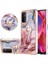 Oppo A93 5G/A93S 5g Tampon Için Kılıf 360 &deg; Dönebilir Yüzük Mermer Darbeye (Yurt Dışından) 1