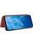Motorola Moto Bir Makro/g8 Manyetik Karbon Fiber Deri Oynamak Için Kılıf (Yurt Dışından) 1