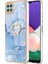 Samsung Galaxy A22 5g Tampon 360 &deg; Dönebilir Halka Mermer Tpu Için Kılıf (Yurt Dışından) 1