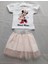 Kız Çocuk Minnie Mouse Baskılı Tütü Etekli Takım Özel Gün Doğum Günü Bayramlık 2