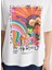 Bisiklet Yaka Beyaz Kadın T-Shirt L241413100-LOOSE Fit T-Shirt 4