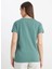V Yaka Haki Kadın T-Shirt L41JEN801-BISIKLET Yaka T-Shirt 4