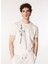 Beyaz Erkek T-Shirt Risk Mock 3