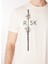 Beyaz Erkek T-Shirt Risk Mock 4