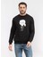 Bisiklet Yaka Lacivert Erkek Sweatshırt 705071500951 1